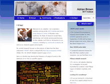 Tablet Screenshot of abrown.seti.org