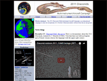 Tablet Screenshot of draconids.seti.org