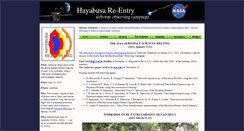 Desktop Screenshot of hayabusa.seti.org